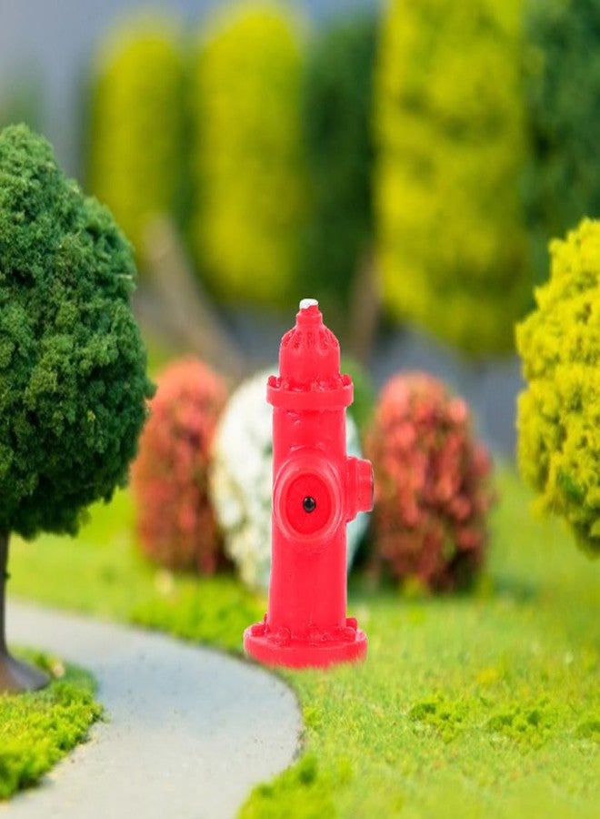 Yardwe Resin Fire Hydrant Model Set 12 Pieces Miniature Fire Hydrants for Dollhouse Fairy Garden Micro Landscape Outdoor D Cor 1.26 Inch - Image 4